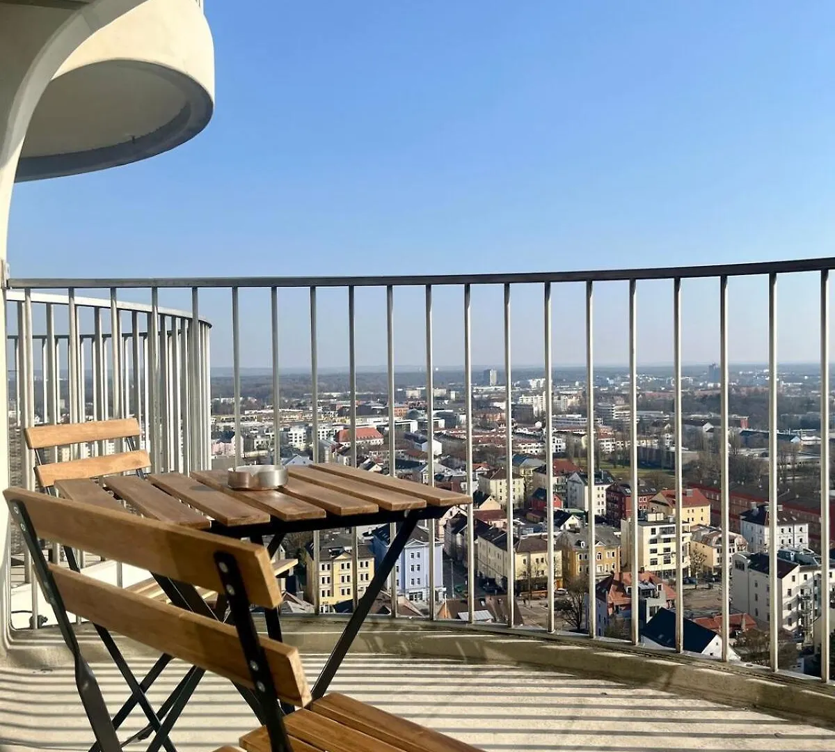 Hoteltower-Suite Augsburg I 23Rd Floor I Fantastic View I Central